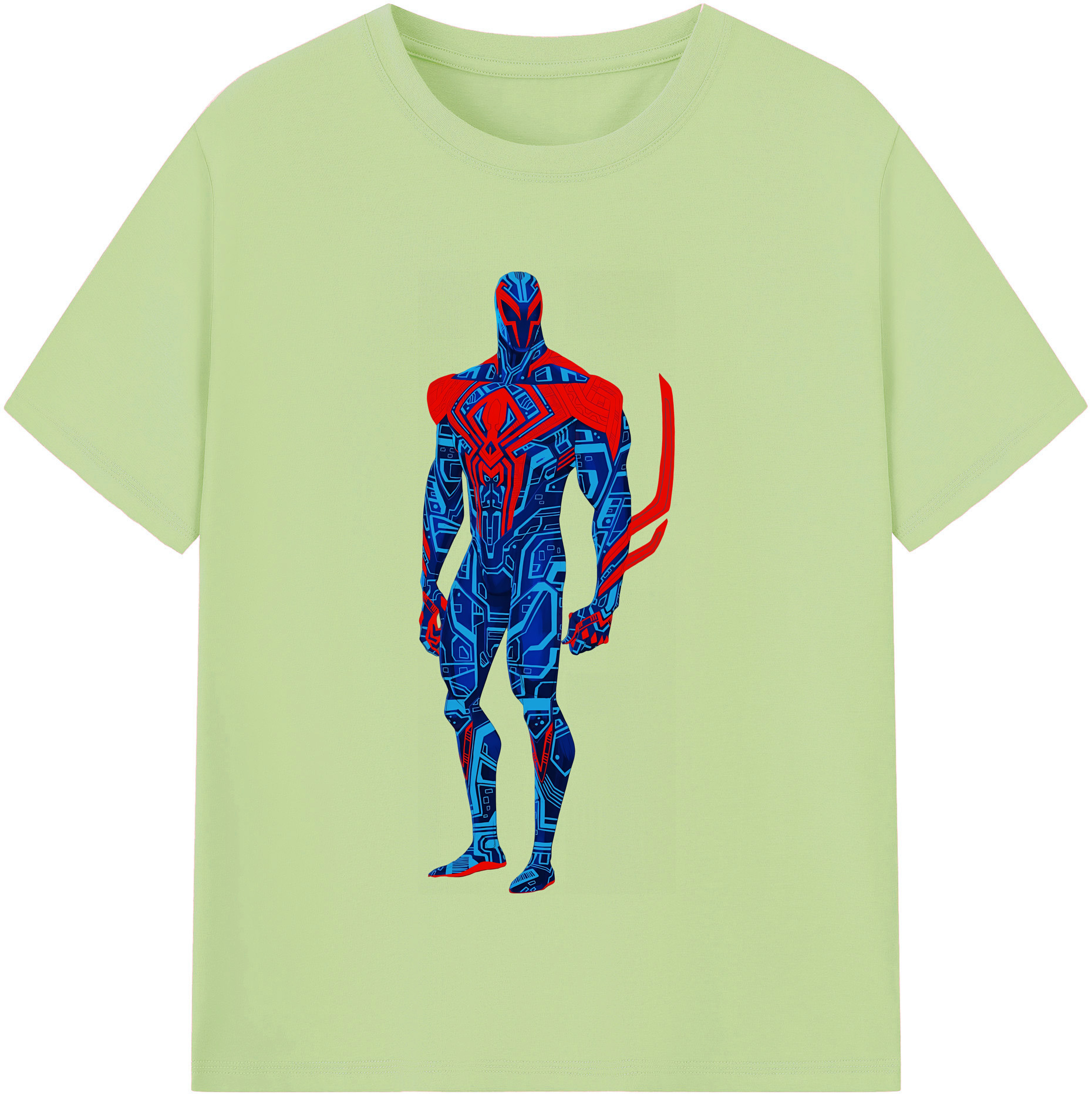 （画像用） Spider Man スパイダーマン 綿100％半袖Tシャツ（フロントプリント）